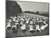 Children Resting in Deck Chairs, Shrewsbury House Open Air School, London, 1908-null-Mounted Photographic Print