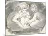 Children Round a Fire-William Blake-Mounted Giclee Print