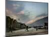 Children Run Across the Street as Spring Temperatures Return to Kabul-null-Mounted Photographic Print