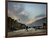 Children Run Across the Street as Spring Temperatures Return to Kabul-null-Framed Photographic Print