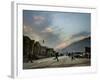 Children Run Across the Street as Spring Temperatures Return to Kabul-null-Framed Photographic Print