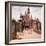 Children Running Through Gate of Sleeping Beauty's Castle at Walt Disney's Theme Park, Disneyland-Allan Grant-Framed Photographic Print