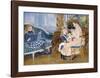 Children's Afternoon at Wargemont, 1884-Pierre-Auguste Renoir-Framed Premium Giclee Print