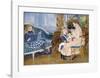Children's Afternoon at Wargemont, 1884-Pierre-Auguste Renoir-Framed Premium Giclee Print