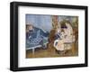 Children’s Afternoon at Wargemont, 1884-Pierre-Auguste Renoir-Framed Art Print