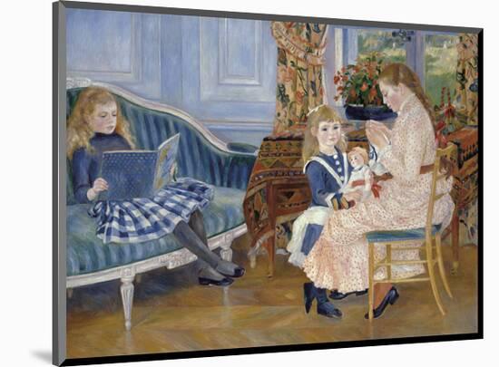 Children’s Afternoon at Wargemont, 1884-Pierre-Auguste Renoir-Mounted Art Print