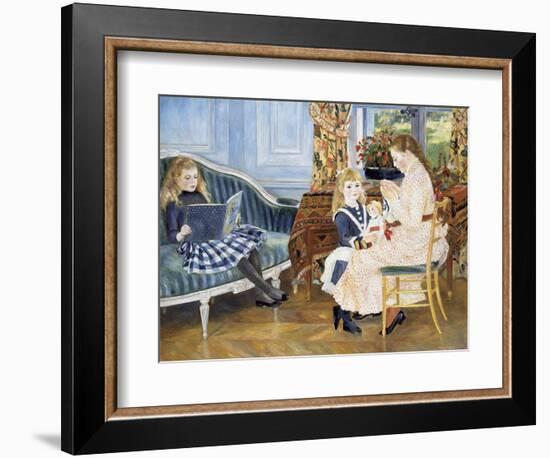 Children's Afternoon at Wargemont, 1884-Pierre-Auguste Renoir-Framed Giclee Print