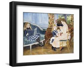 Children's Afternoon at Wargemont, 1884-Pierre-Auguste Renoir-Framed Giclee Print