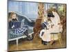 Children's Afternoon at Wargemont, 1884-Pierre-Auguste Renoir-Mounted Giclee Print