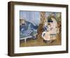 Children's Afternoon at Wargemont-Pierre-Auguste Renoir-Framed Giclee Print