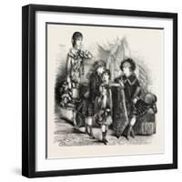 Children's Autumn Frocks, Fashion, 1882-null-Framed Giclee Print