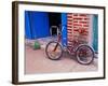 Children's Bicycle in Puerto Vallarta, The Colonial Heartland, Mexico-Tom Haseltine-Framed Photographic Print