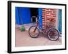 Children's Bicycle in Puerto Vallarta, The Colonial Heartland, Mexico-Tom Haseltine-Framed Photographic Print