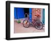 Children's Bicycle in Puerto Vallarta, The Colonial Heartland, Mexico-Tom Haseltine-Framed Photographic Print