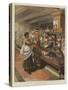 Children's Christmas Dinner at Sea-Godefroy Durand-Stretched Canvas