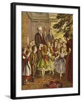 Children's Christmas Party-null-Framed Giclee Print