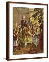 Children's Christmas Party-null-Framed Giclee Print