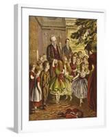 Children's Christmas Party-null-Framed Giclee Print