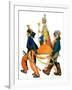 "Children's Circus Parade,"May 18, 1929-Lawrence Toney-Framed Giclee Print