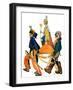 "Children's Circus Parade,"May 18, 1929-Lawrence Toney-Framed Giclee Print