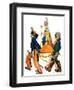 "Children's Circus Parade,"May 18, 1929-Lawrence Toney-Framed Giclee Print