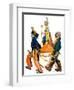 "Children's Circus Parade,"May 18, 1929-Lawrence Toney-Framed Giclee Print