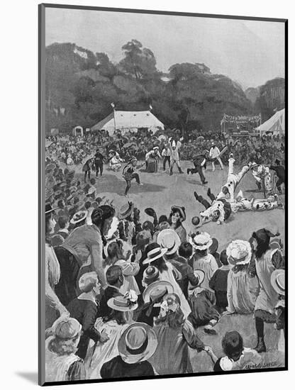 Children's Coronation Fete in Victoria Park, 1902-George Soper-Mounted Art Print