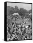 Children's Coronation Fete in Victoria Park, 1902-George Soper-Framed Stretched Canvas