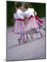 Children's Dance Group at Poble Espanyol, Montjuic, Barcelona, Spain-Michele Westmorland-Mounted Photographic Print