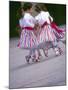 Children's Dance Group at Poble Espanyol, Montjuic, Barcelona, Spain-Michele Westmorland-Mounted Photographic Print