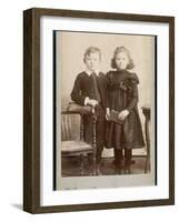 Children's Dress 1890s-Henry Bonn-Framed Photographic Print