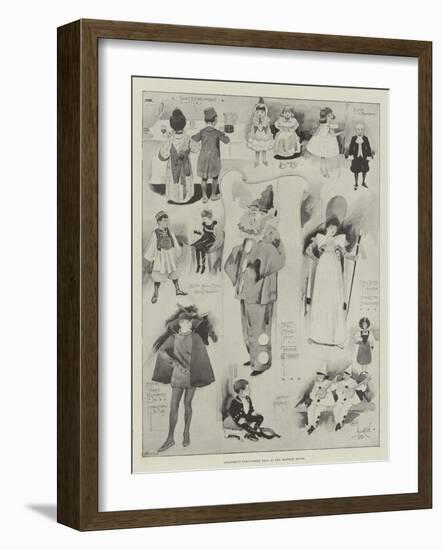 Children's Fancy-Dress Ball at the Mansion House-Cecil Aldin-Framed Giclee Print