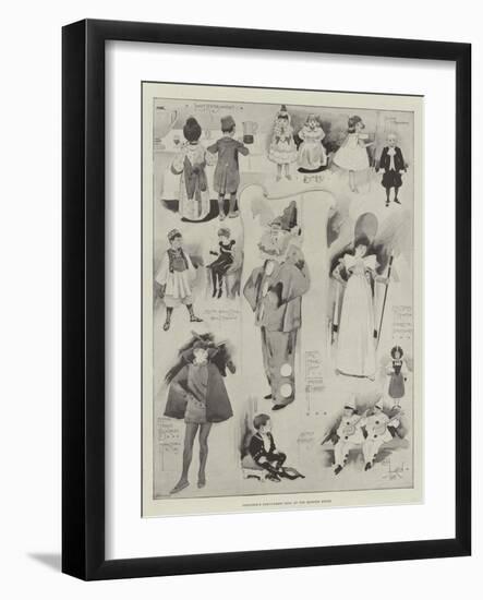 Children's Fancy-Dress Ball at the Mansion House-Cecil Aldin-Framed Giclee Print