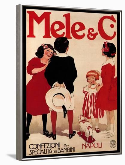 Children's Fashion at Mele-Aleardo Terzi-Framed Art Print