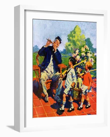 "Children's Fourth of July Parade,"July 1, 1927-William Meade Prince-Framed Giclee Print