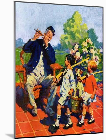 "Children's Fourth of July Parade,"July 1, 1927-William Meade Prince-Mounted Giclee Print