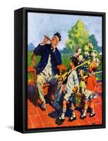 "Children's Fourth of July Parade,"July 1, 1927-William Meade Prince-Framed Stretched Canvas