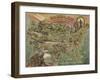 Children's Game Board with Map of America-null-Framed Giclee Print