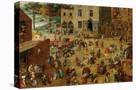 Children's Games, 1560-Pieter Bruegel the Elder-Stretched Canvas