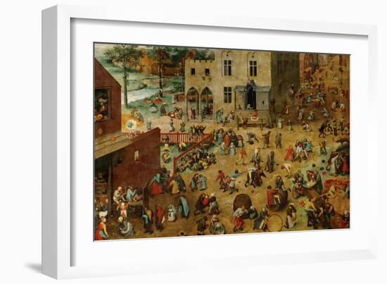 Children's Games, 1560-Pieter Bruegel the Elder-Framed Giclee Print