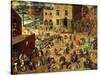Children's Games, 1560-Pieter Bruegel the Elder-Stretched Canvas