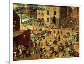 Children's Games, 1560-Pieter Bruegel the Elder-Framed Giclee Print