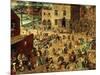 Children's Games, 1560-Pieter Bruegel the Elder-Mounted Giclee Print