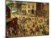 Children's Games, 1560-Pieter Bruegel the Elder-Mounted Giclee Print