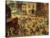 Children's Games, 1560-Pieter Bruegel the Elder-Stretched Canvas