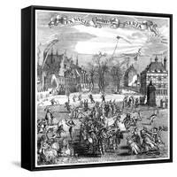 Children's Games, 1882-null-Framed Stretched Canvas