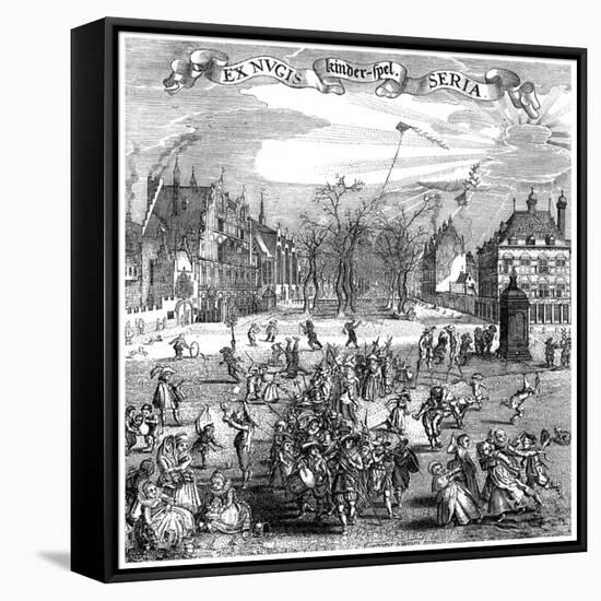 Children's Games, 1882-null-Framed Stretched Canvas