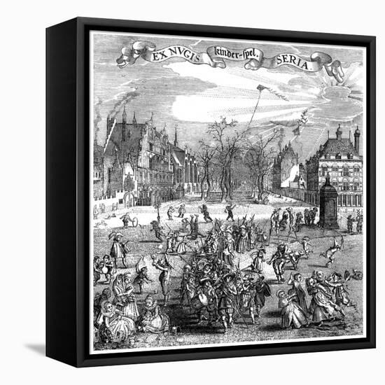 Children's Games, 1882-null-Framed Stretched Canvas