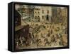 Children's Games, c.1560-Pieter Bruegel the Elder-Framed Stretched Canvas