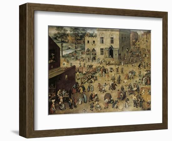 Children's Games, c.1560-Pieter Bruegel the Elder-Framed Giclee Print